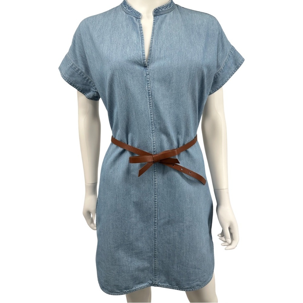 Everlane Short Sleeve Denim Dress with Pockets!